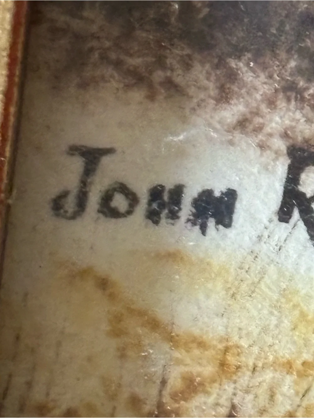 Vintage John Richey Original Miniature Oilfield Pump Jack Painting Texas Art